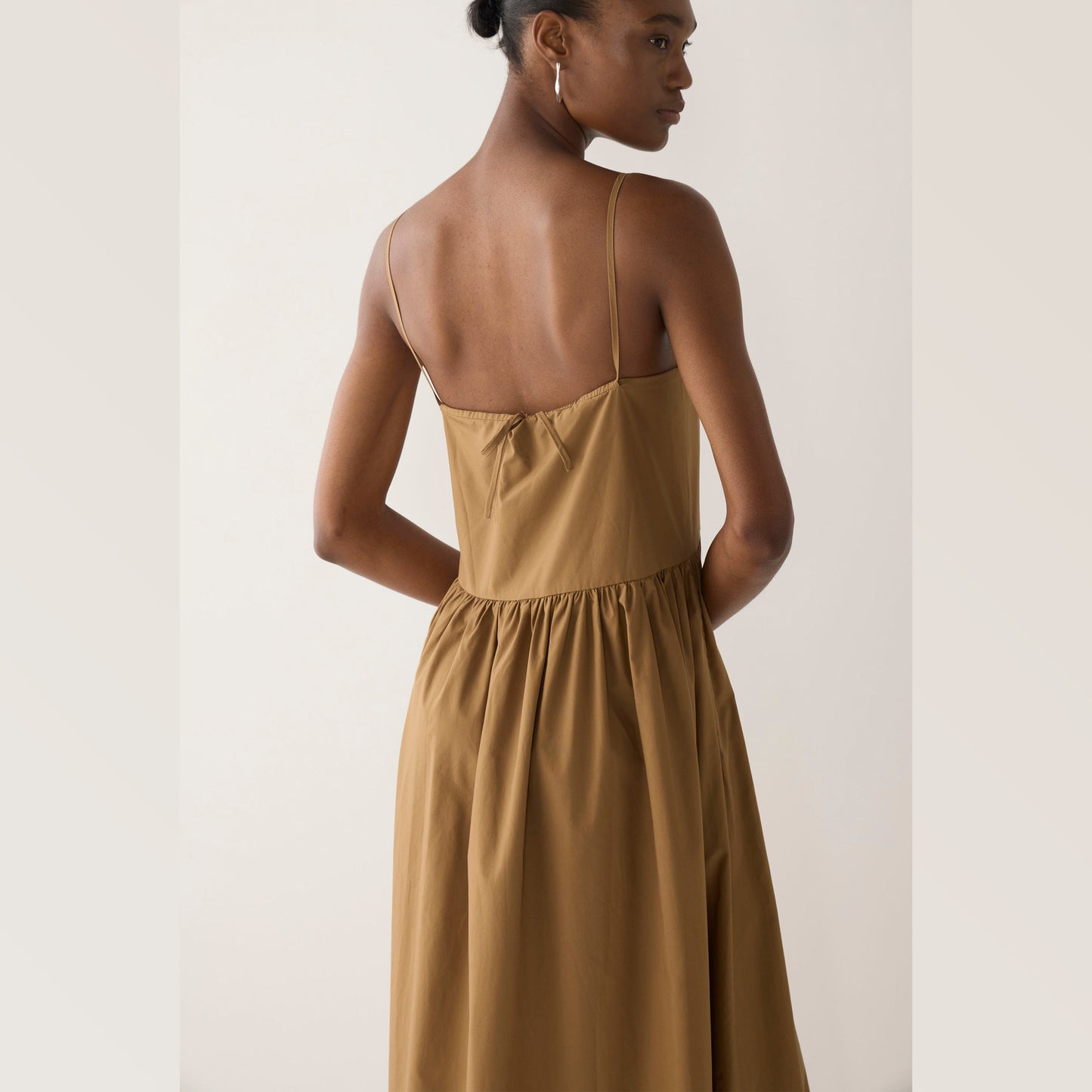 FOEMINA | AMANDA Dress | Cocoa Cotton Tencel - NASH + BANKS