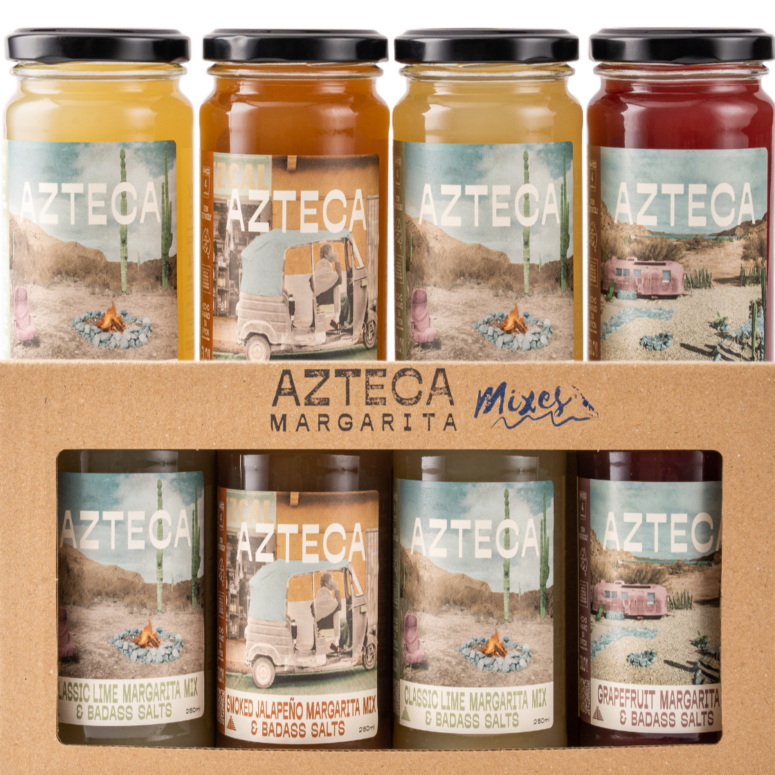 AZTECA Margarita Gift Pack [4 Pack]