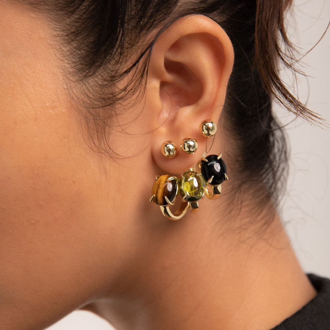 F+H Studios | Accord Punk Earrings | 18k Gold Plating  - NASH + BANKS