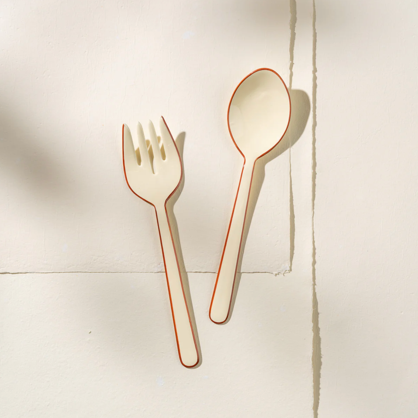 INARTISAN | Alder Enamel Salad Servers