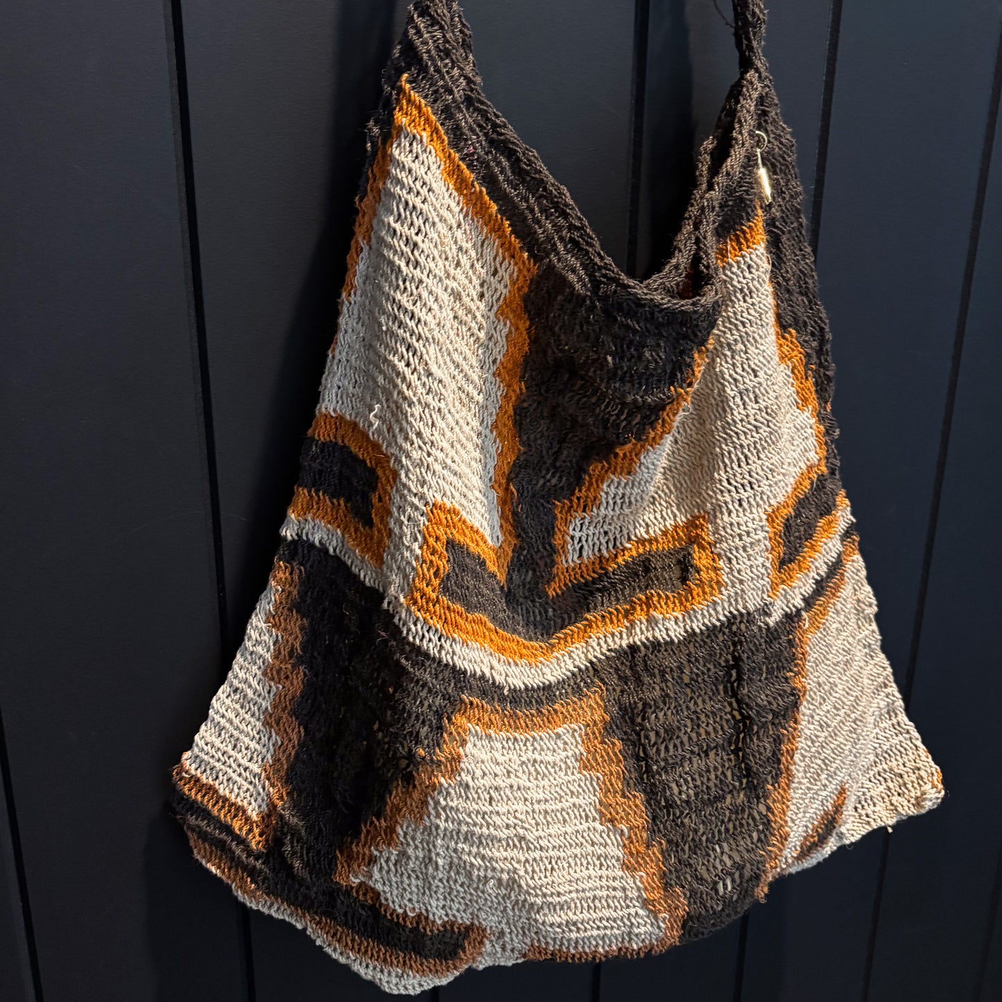 Among Equals | Lina Half Diamond Bilum Tote Bag | 6685 - NASH + BANKS