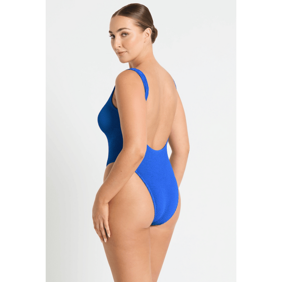 Bond-Eye Swim - Mara One Piece Eco - Cobalt Recycled Swimwear - Made in Australia