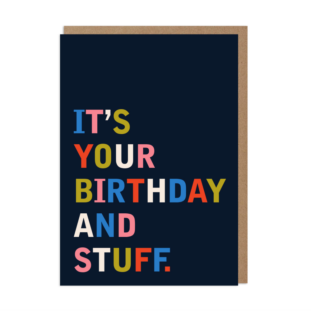 Birthday and Stuff | Greeting Card