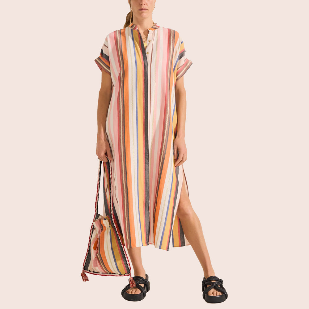 ILIO NEMA | Boreas Amorgos Stripe Caftan