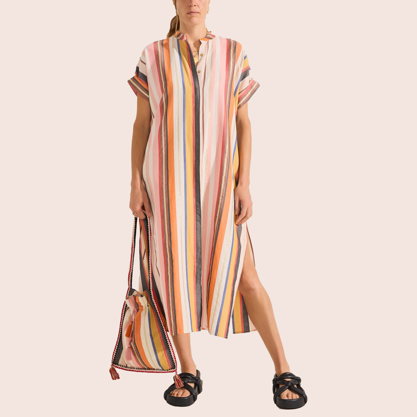 ILIO NEMA | Boreas Amorgos Stripe Caftan