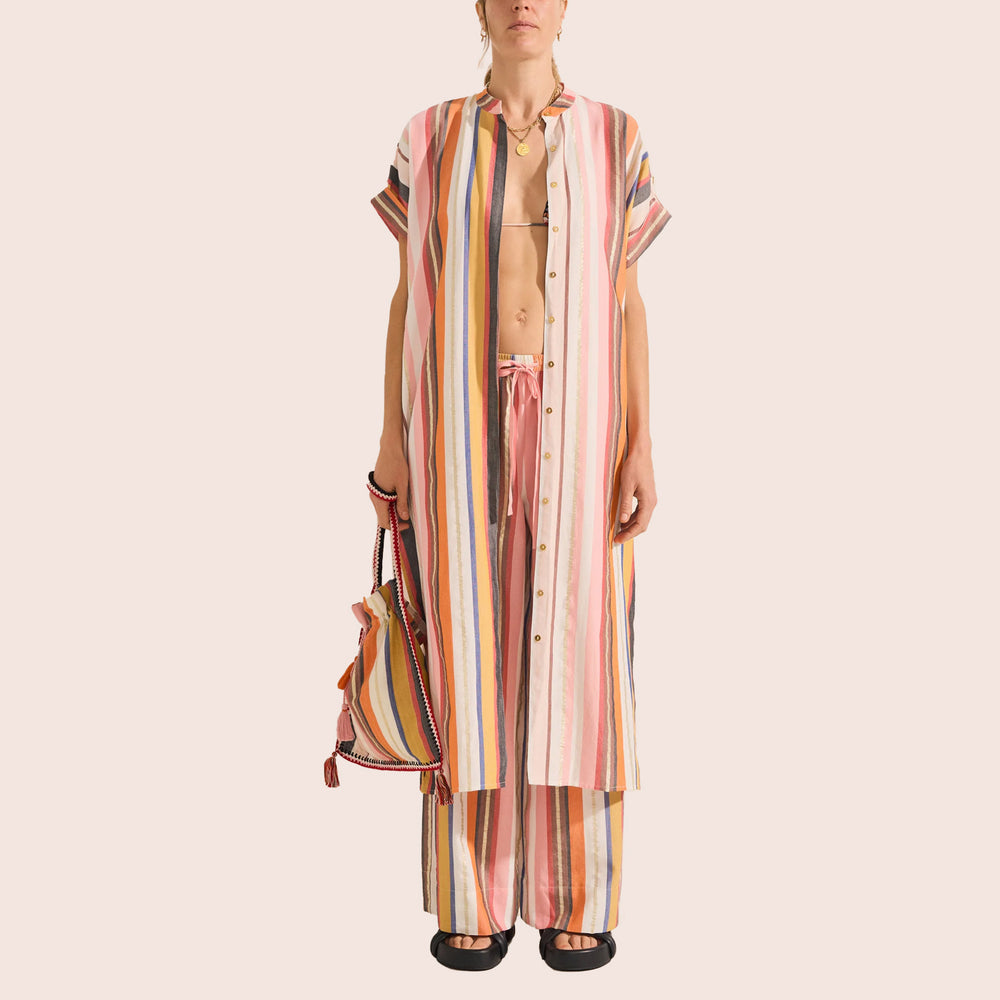 ILIO NEMA | Boreas Amorgos Stripe Caftan