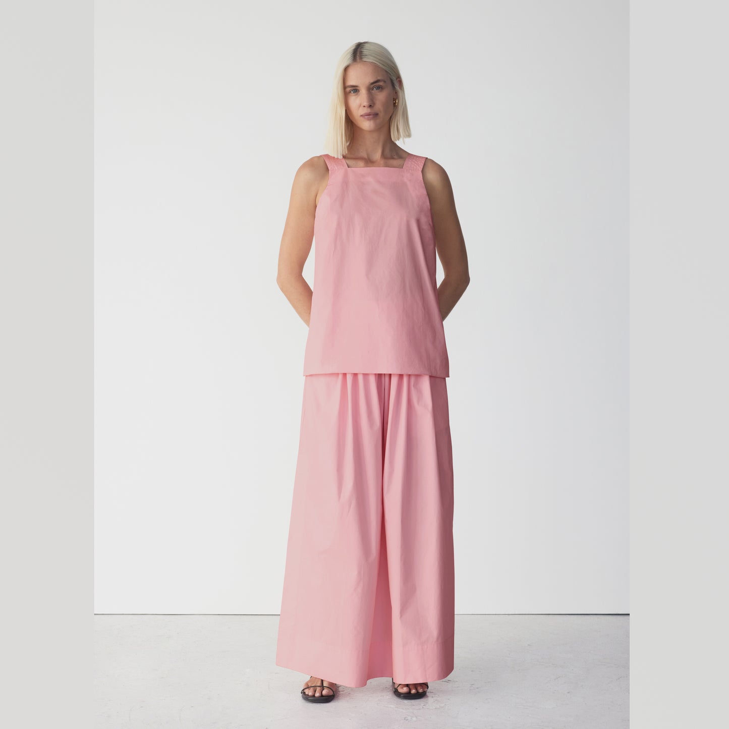 FOEMINA | BRITTANY Skirt | Rose Pink Poplin - NASH + BANKS