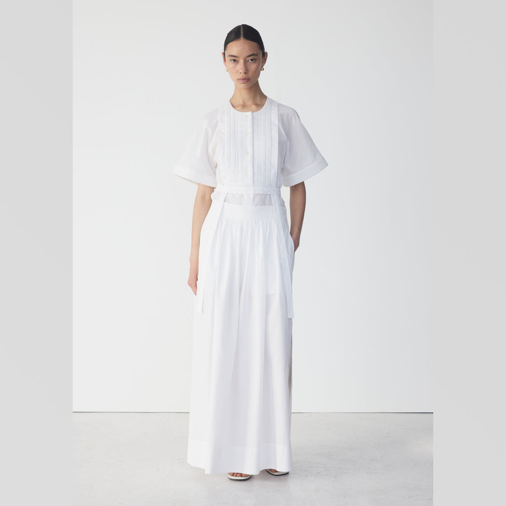 FOEMINA | BRITTANY Skirt | White Poplin - NASH + BANKS