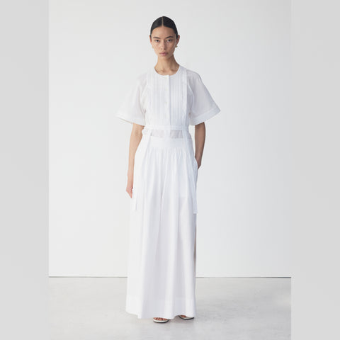 FOEMINA | BRITTANY Skirt | White Poplin - NASH + BANKS