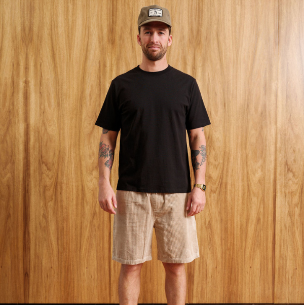 Mr Simple | Burbank Cord Short - NASH + BANKS | Vintage Stone
