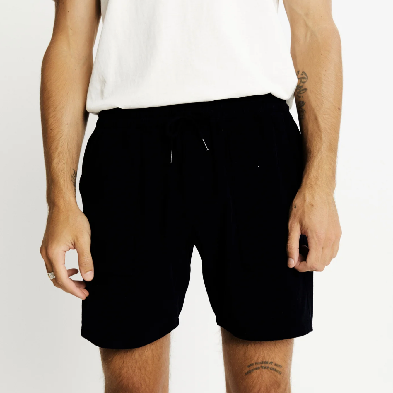 Mr Simple | Burbank Waffle Short | Black