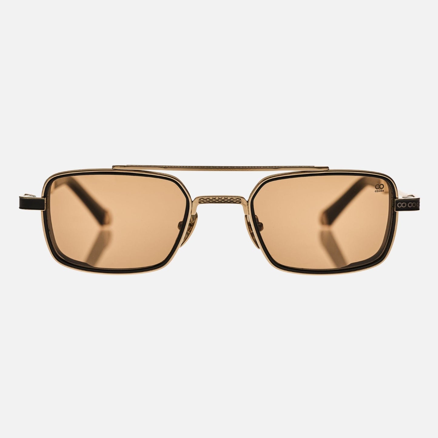 CHILDE Eyewear | CYBER Gold | Amber Bio Lens - NASH + BANKS