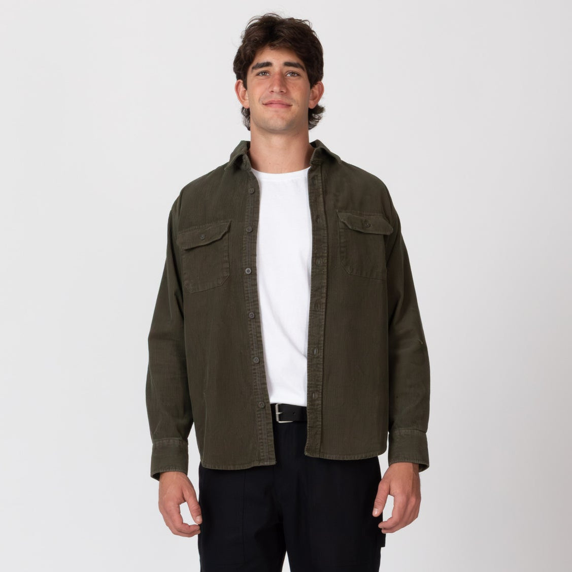 Mr Simple | Sawyer Corduroy Shirt | Fade Army - NASH + BANKS