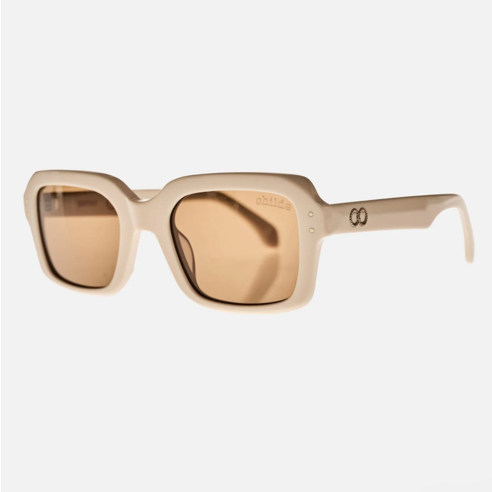 Childe Eyewear | ENTRY Ivory Citron | Amber Bio Lens