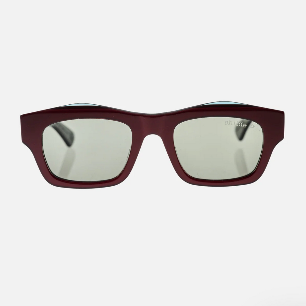 Childe-FOLSOM Bio-Acetate Tri Tone Ruby Green | Green Polarised Lens 