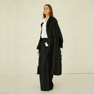 Cloth & Co - The Trench | Black - Buy Australian fashion online at Nash + Banks.