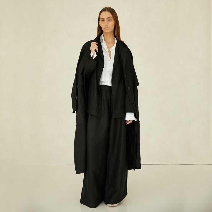Cloth & Co - The Trench | Black - Buy Australian fashion online at Nash + Banks.