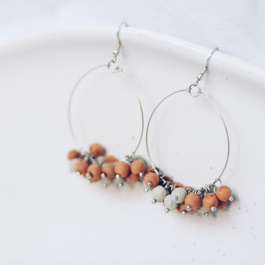 
                  
                    Upcycle Hoops of Colour Earrings
                  
                