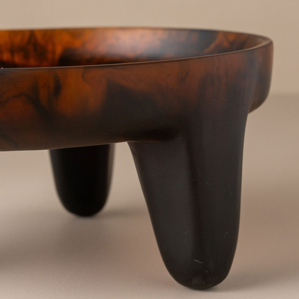 SAARDÉ | Flow Resin Structured Fruit Bowl - NASH + BANKS | Earth