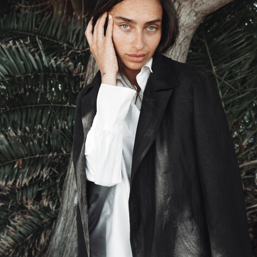 Cloth & Co - The Blazer | Black - Shop Australian ethical sustainable fashion online at Nash + Banks