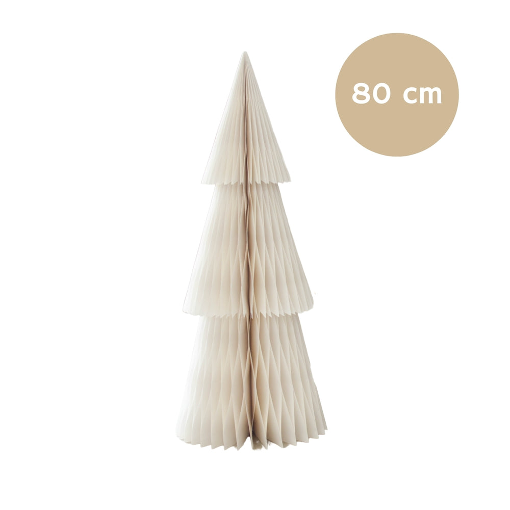 Nordic Rooms | Deluxe Tall Tree Standing Ornament | Off-White - NASH + BANKS