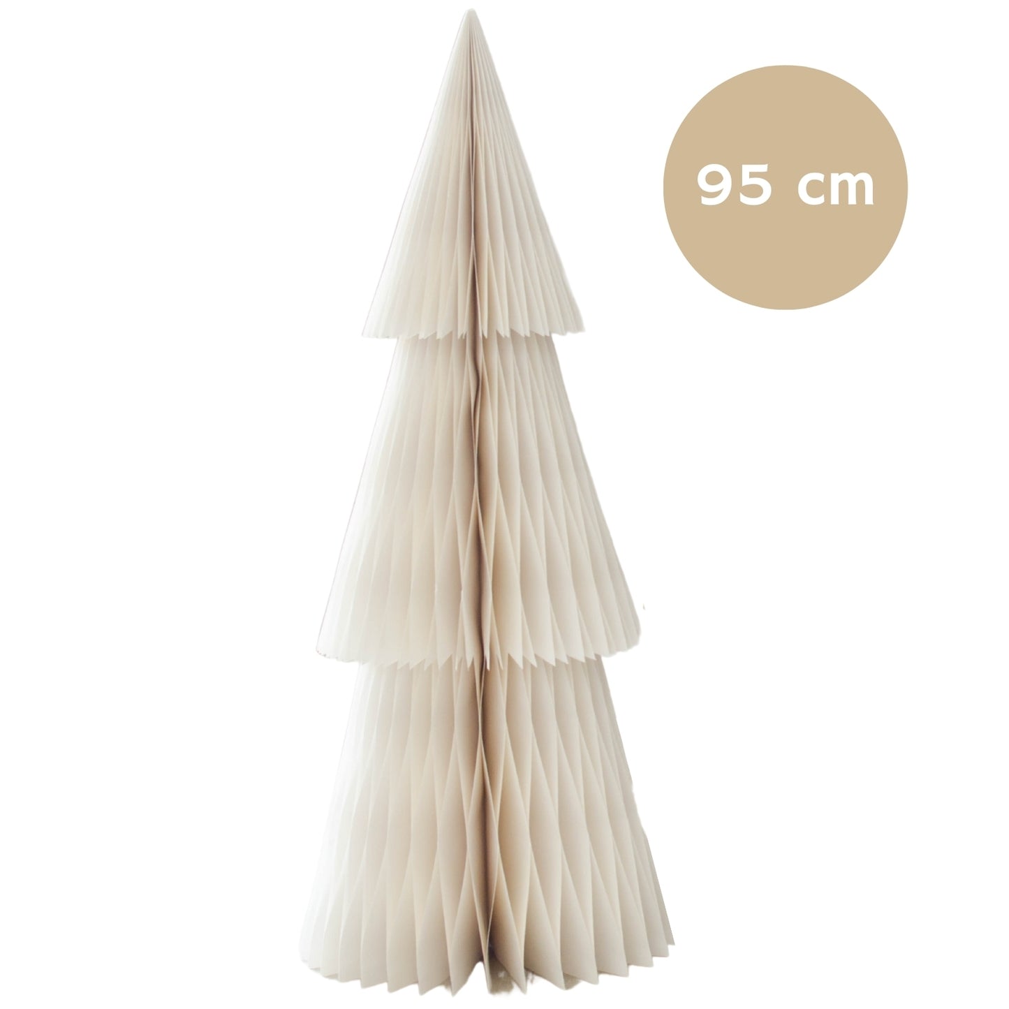 Nordic Rooms | Deluxe Tall Tree Standing Ornament | Off-White - NASH + BANKS