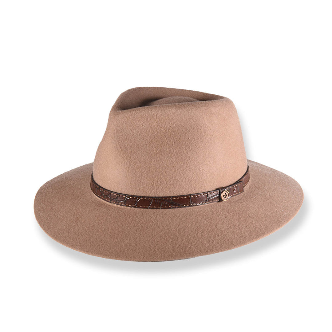 FallenBROKENstreet | The Dingo Felt Hat | Tan - NASH + BANKS