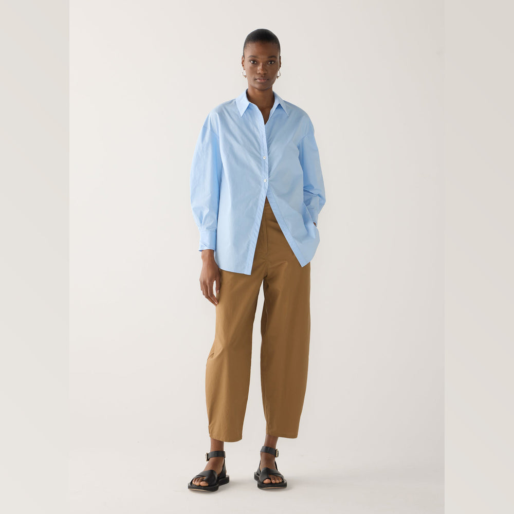 FOEMINA | EDITH Pants | Cocoa Cotton Tencel - NASH + BANKS