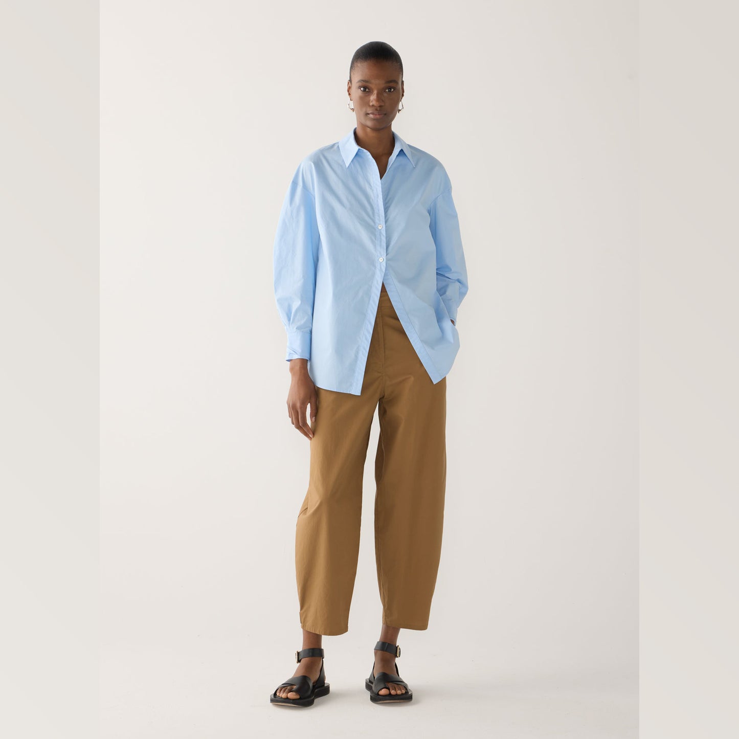 FOEMINA | EDITH Pants | Cocoa Cotton Tencel - NASH + BANKS