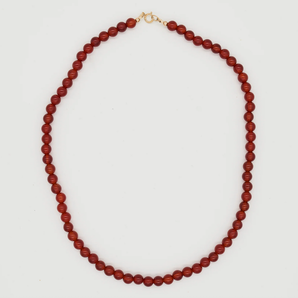 Easy Stacker Necklace - Carnelian