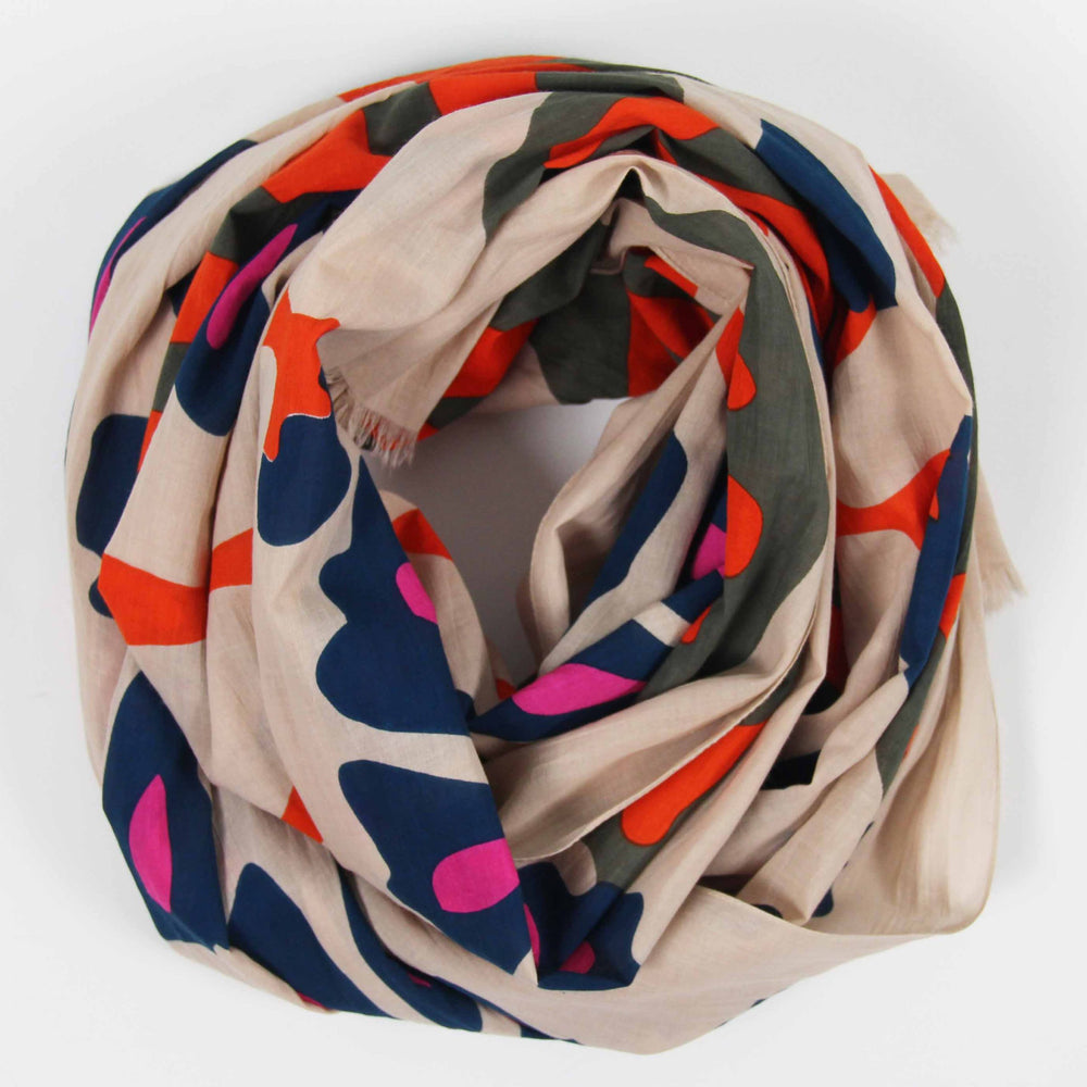 Les Belles Vagabondes | Ecuador Orange | Organic Cotton Scarf - NASH + BANKS