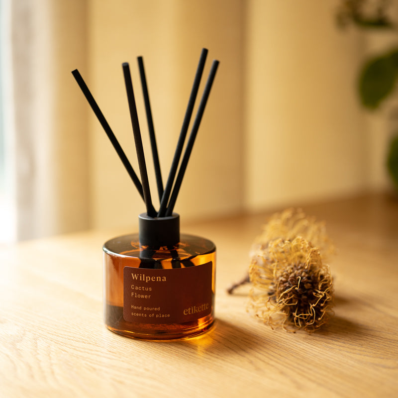 Etikette | Wilpena // Cactus Flower | Eco Reed Diffuser - NASH + BANKS
