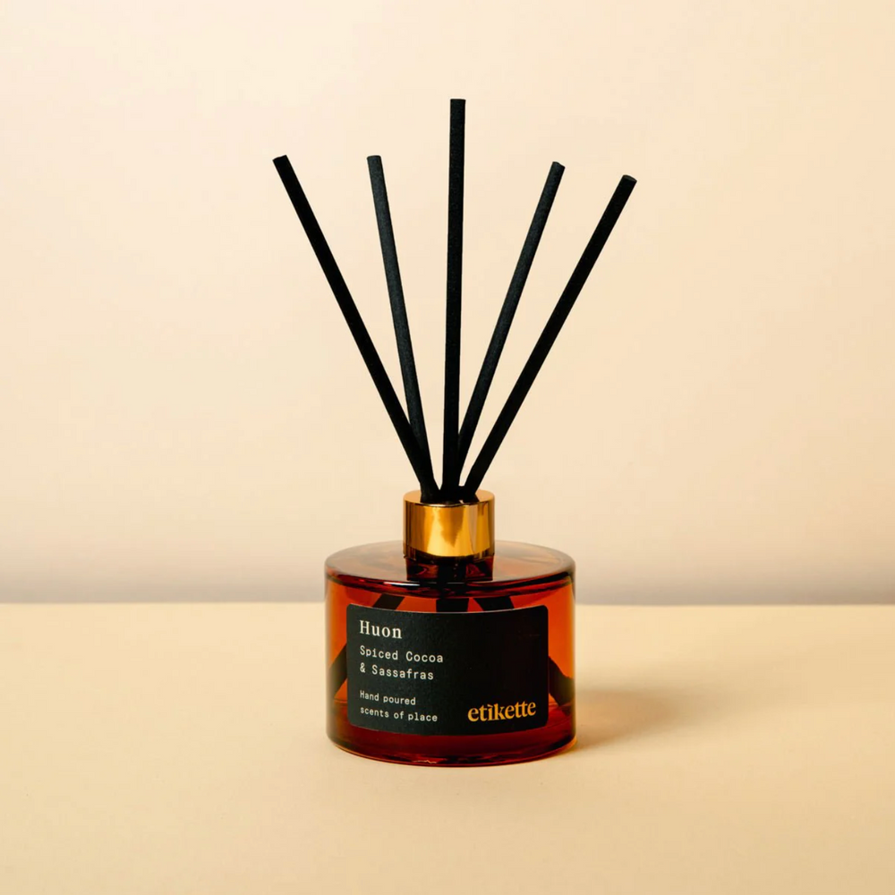 Etikette | Eco Reed Diffuser | Huon | Gold Edition