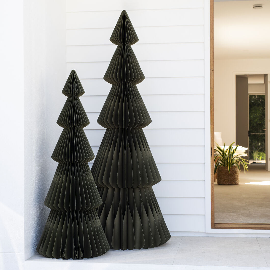 Nordic Rooms | Evergreen Tree Standing | Off-white - NASH + BANKS | Olive Green