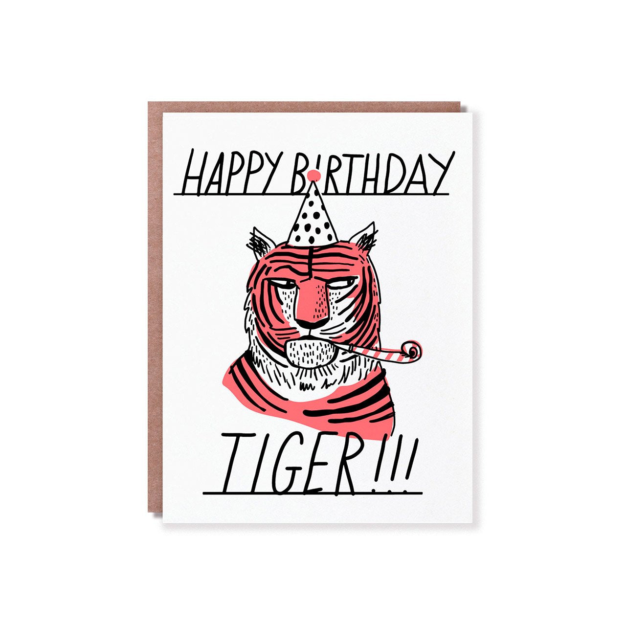 Tiger Side Eye | Birthday Greeting Card