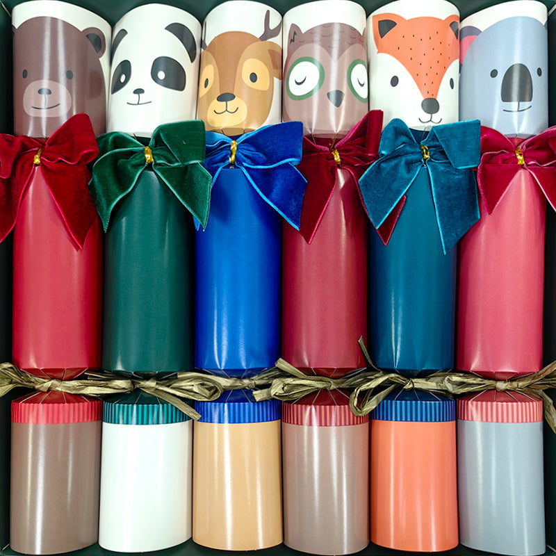 Festive Luxe | Luxe Animals | Christmas Crackers 6pk