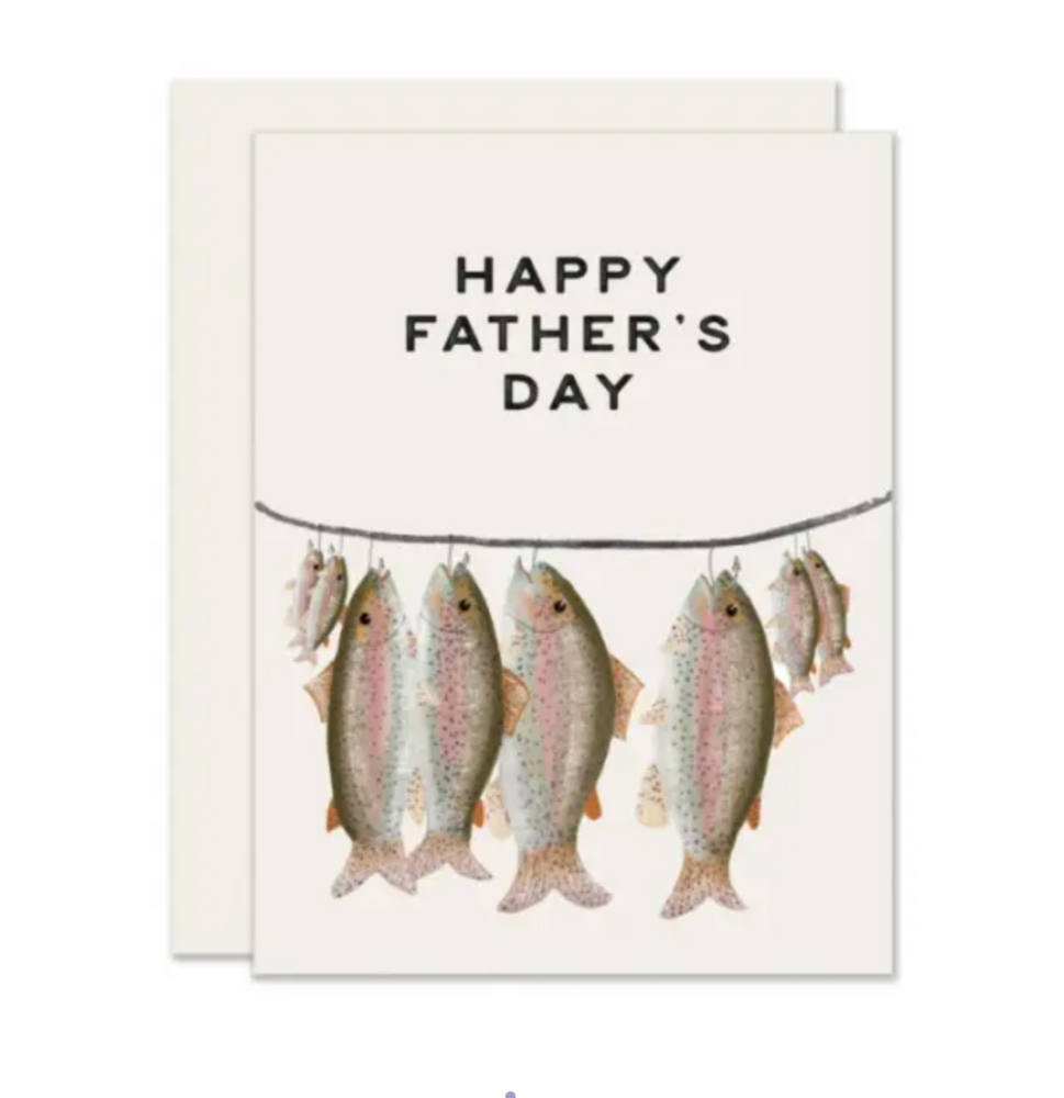 Father's Day Trout | Greeting Card