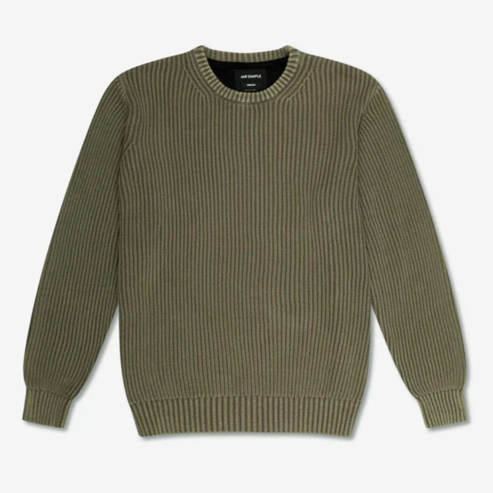 
                  
                    Mr Simple | Fisher Chunky Organic Knit Jumper | Fatigue
                  
                