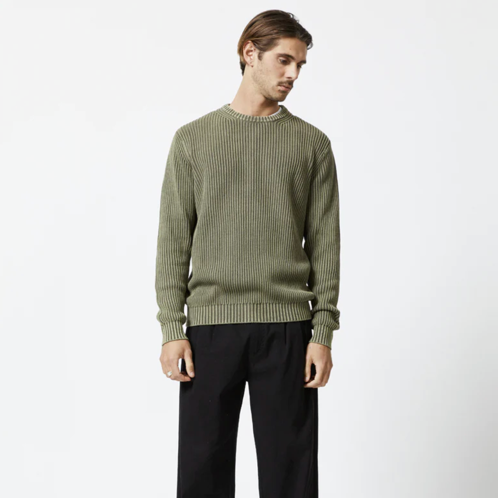 Mr Simple | Fisher Chunky Organic Knit Jumper | Fatigue