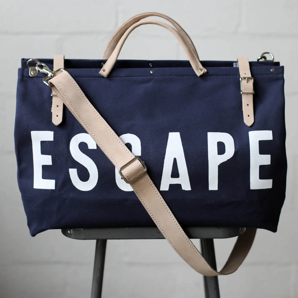 ESCAPE Canvas Utility Bag Navy Blue NASH BANKS