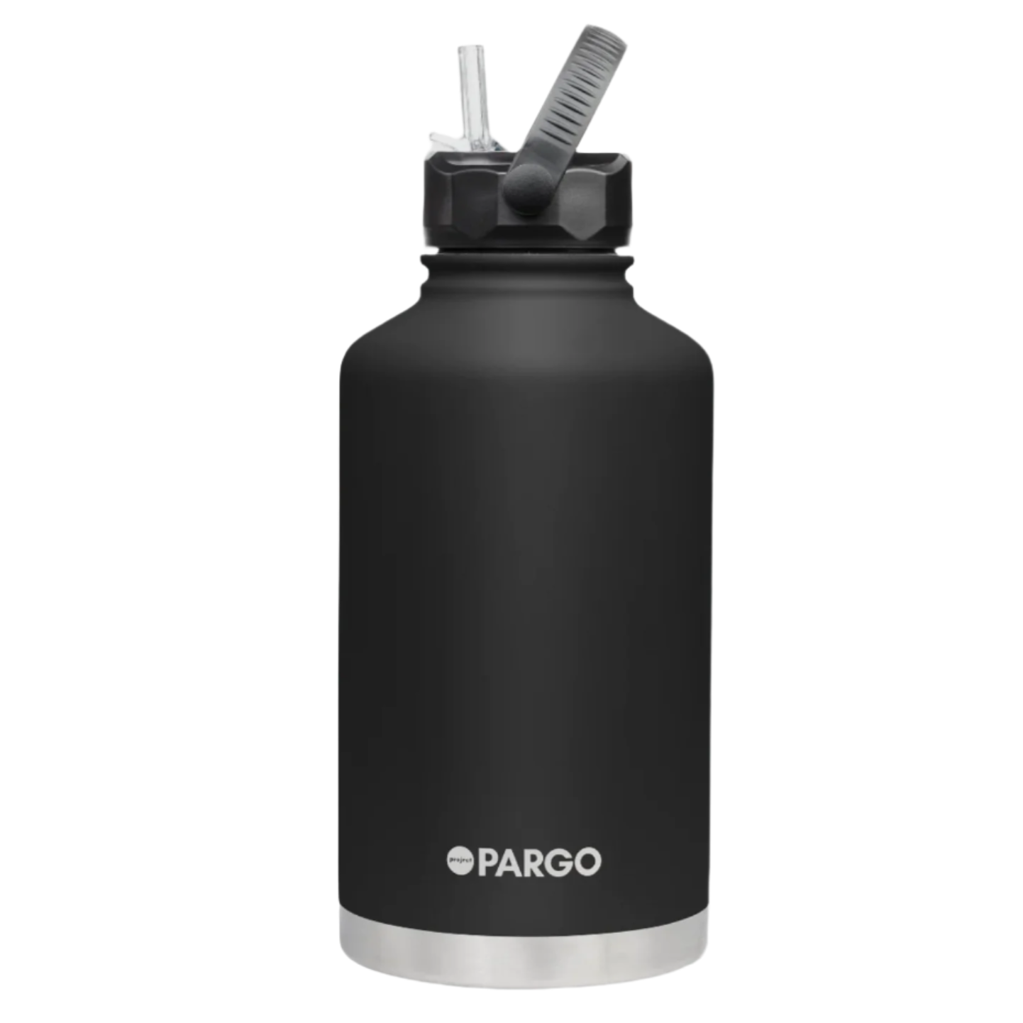 Project PARGO | 1890mL Insulated Growler w/ Straw Lid - NASH+ BANKS | MIDNIGHT Black