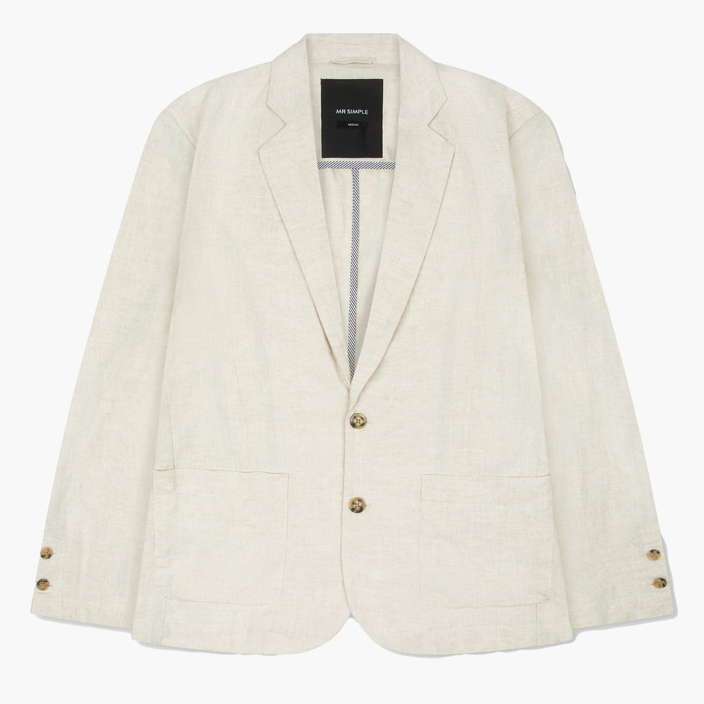 Gatsby Blazer | Natural - NASH + BANKS