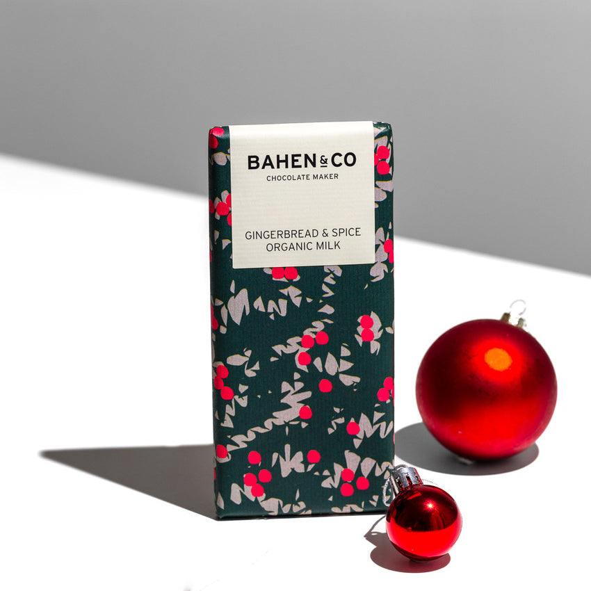 Bahen & Co | Gingerbread & Spice | Organic Milk Chocolate Bar - NASH + BANKS