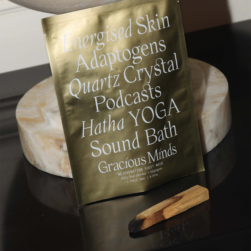 Gracious Minds | Rejuvenation Gold Sheet Mask - NASH + BANKS