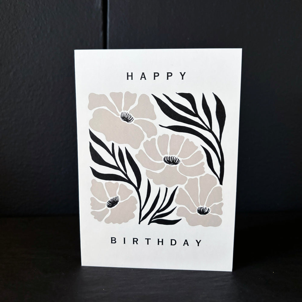 Happy Birthday | Flowery Greeting Card