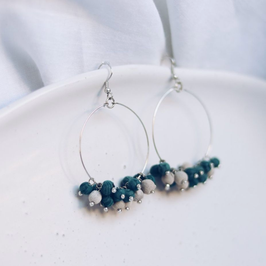 
                  
                    Upcycle Hoops of Colour Earrings
                  
                