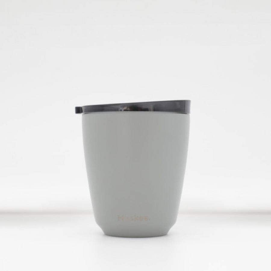 HuskeeSteel Reusable Coffee Cup with Lid (8oz)