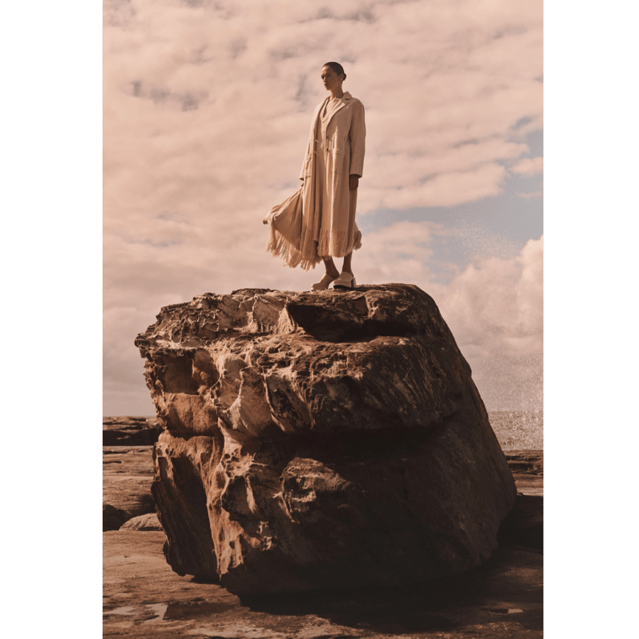 ILIO NEMA - Crius Cream Boucle Coat
