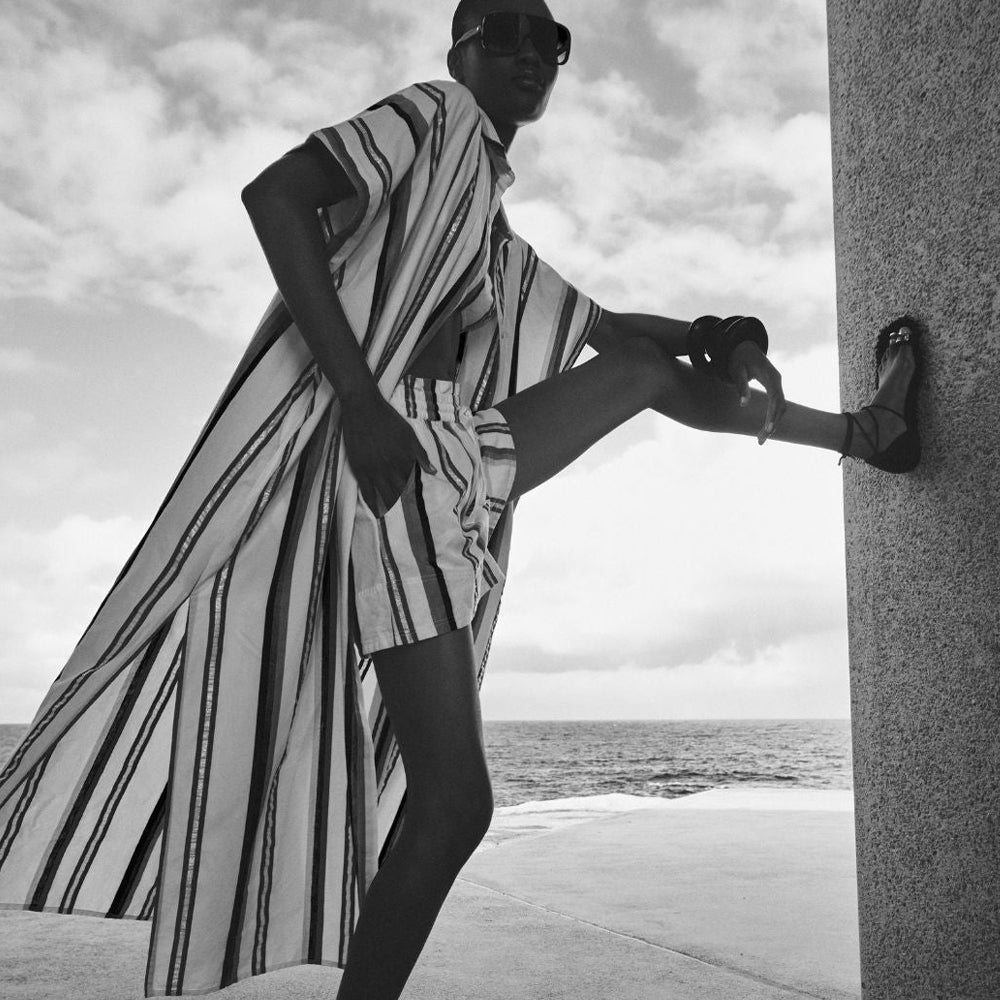 ILIO NEMA | Apollo Caftan | Thessa Stripe - NASH + BANKS