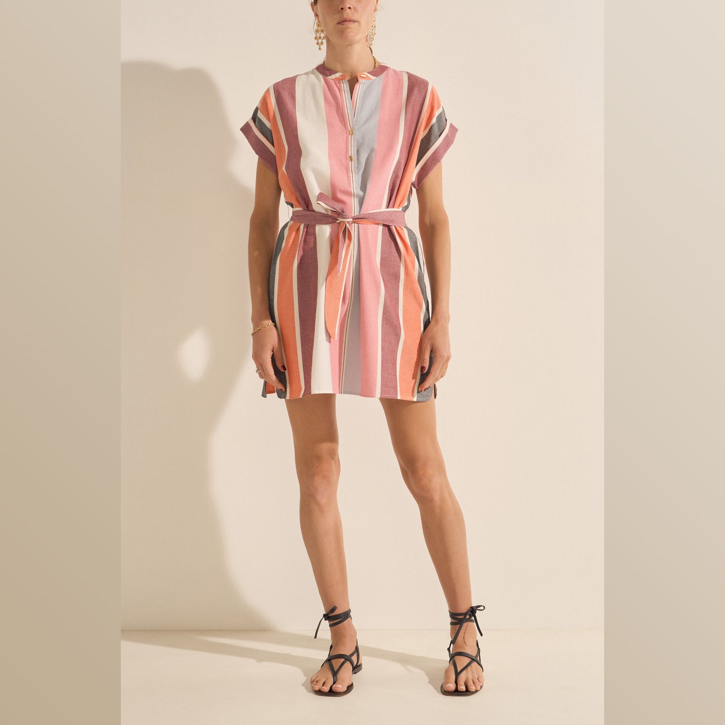 ILIO NEMA | Athena Tunic | Fira Stripe - NASH + BANKS